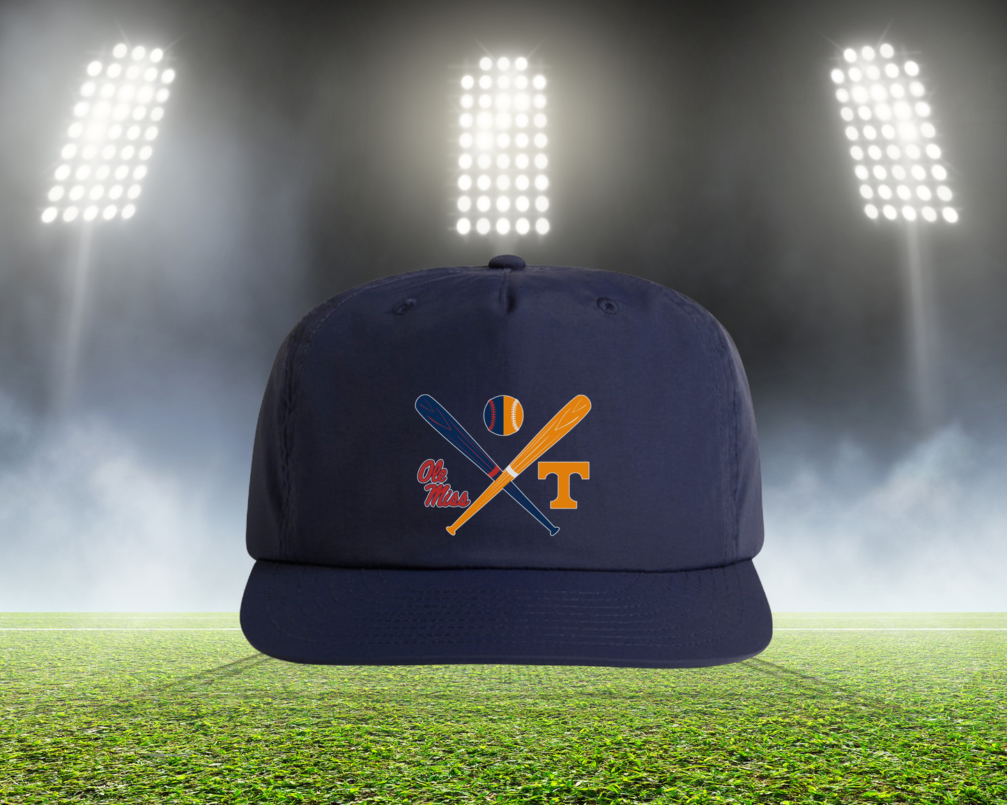 Crossed Bats Hat