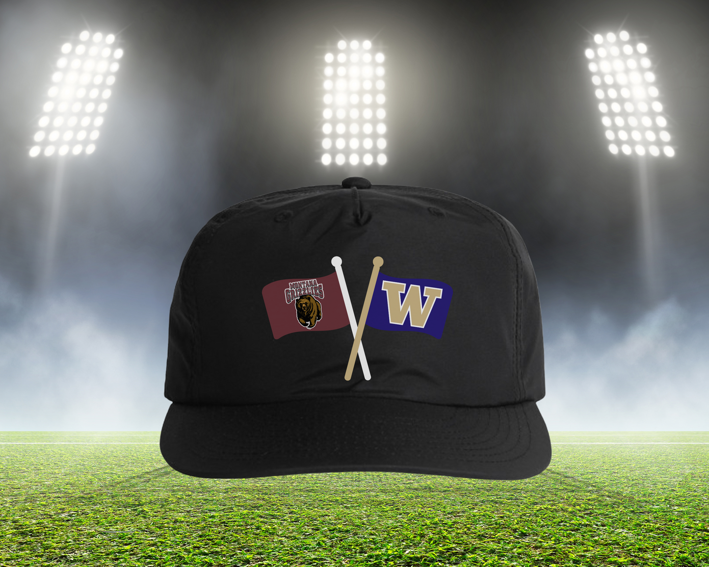 Crossed Flags Hat
