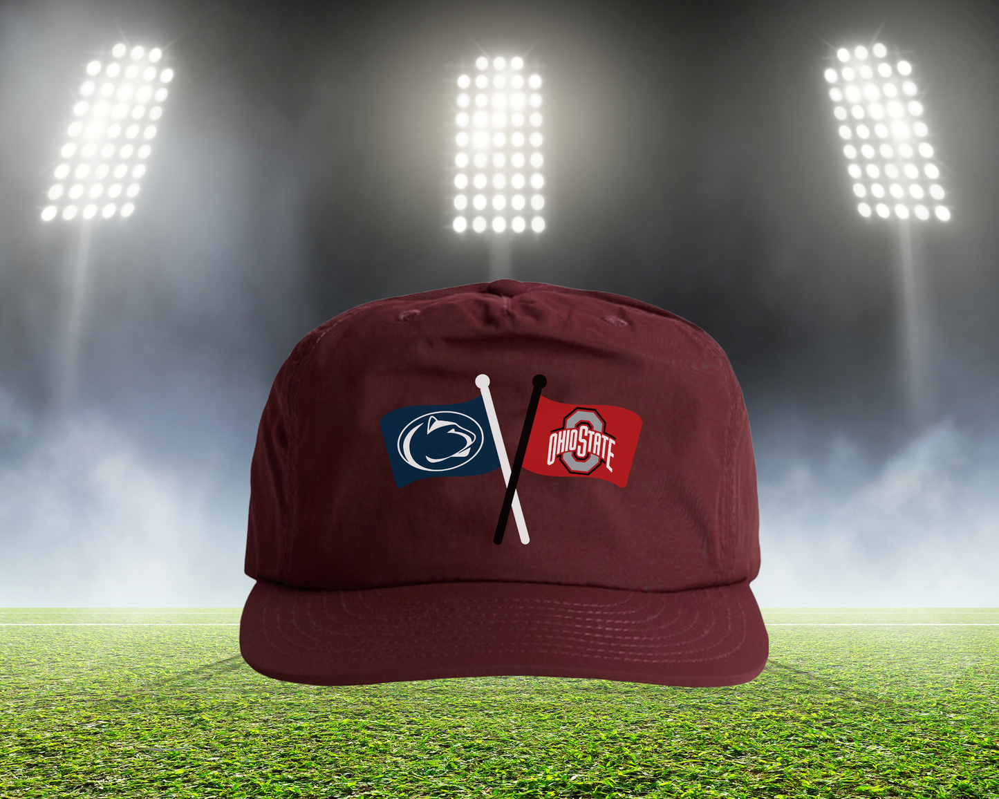 Crossed Flags Hat