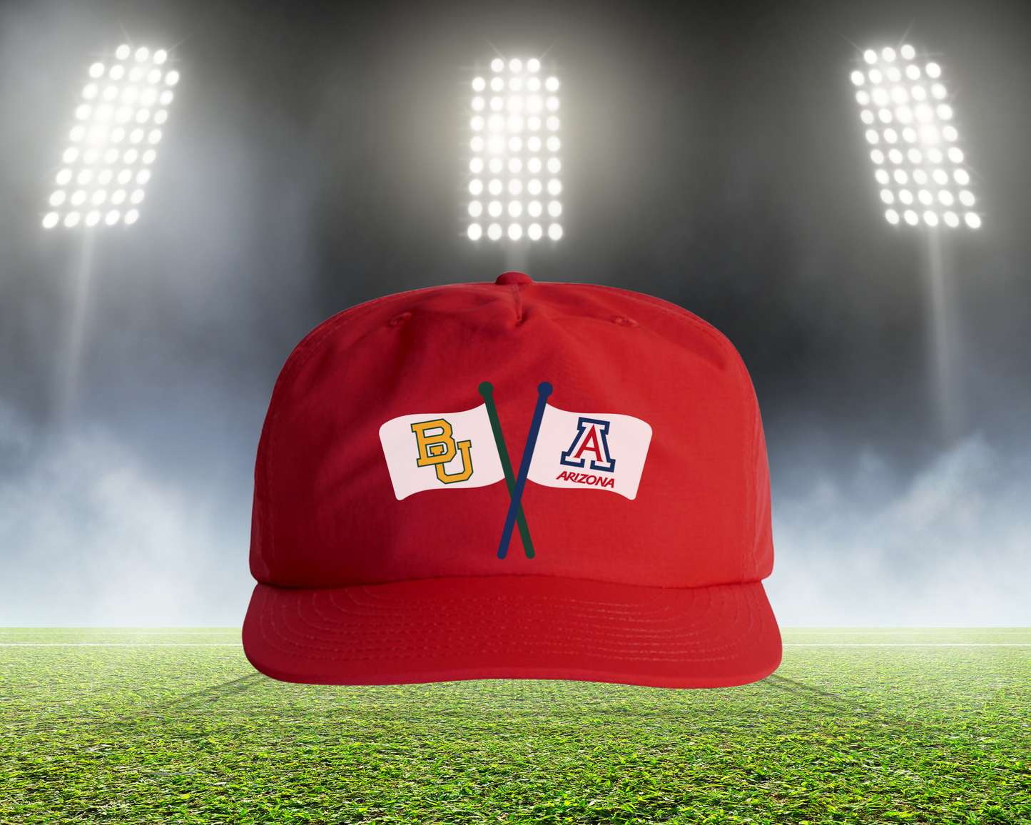 Crossed Flags Hat