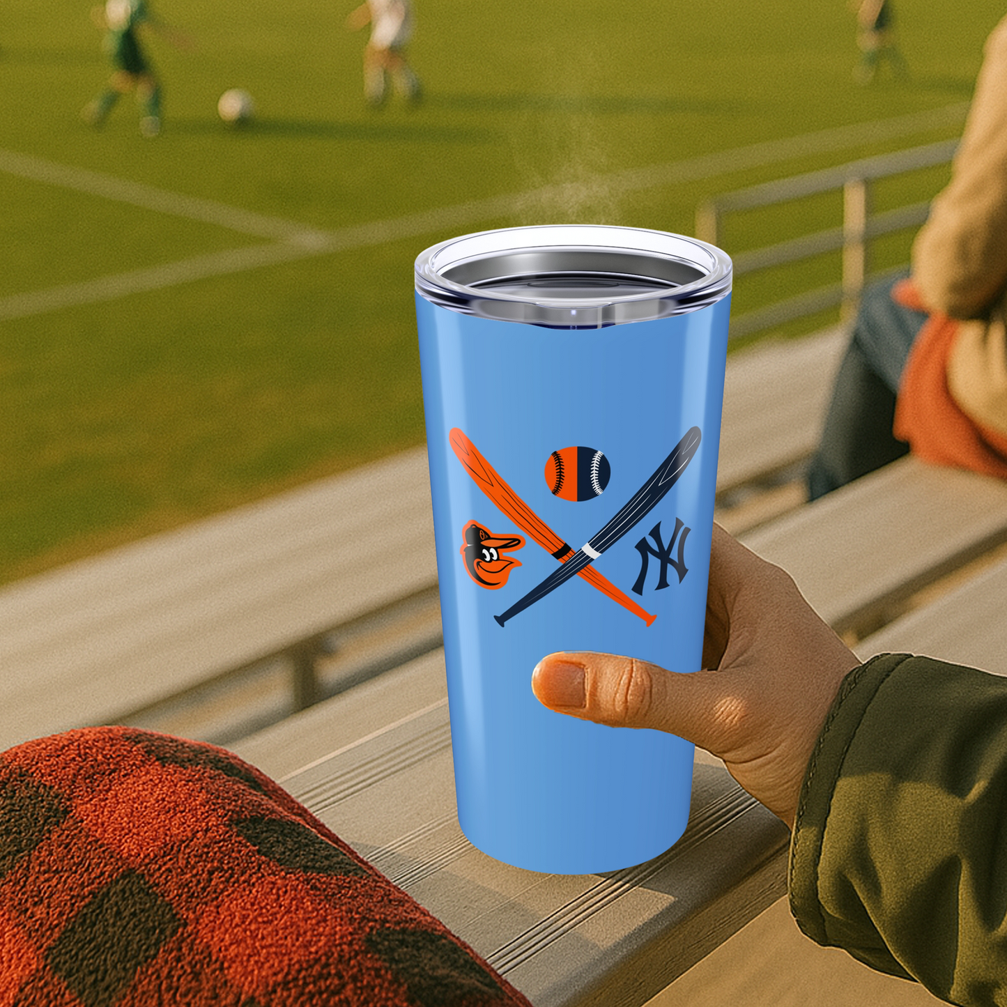 Crossed Bats 20oz Tumbler
