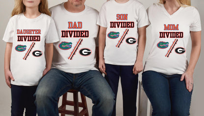 Torn Between Teams Family Divided T-shirt