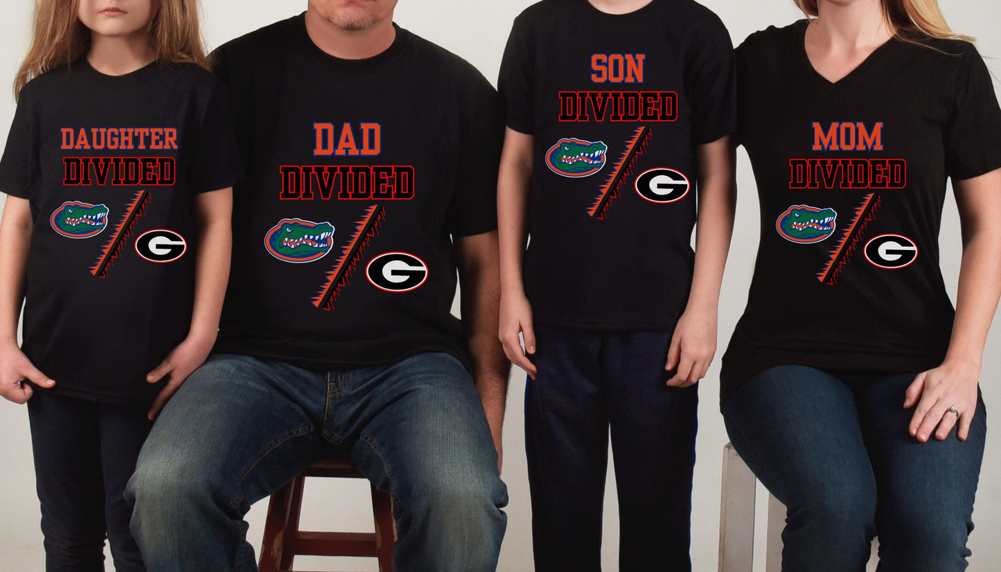 Torn Between Teams Family Divided T-shirt