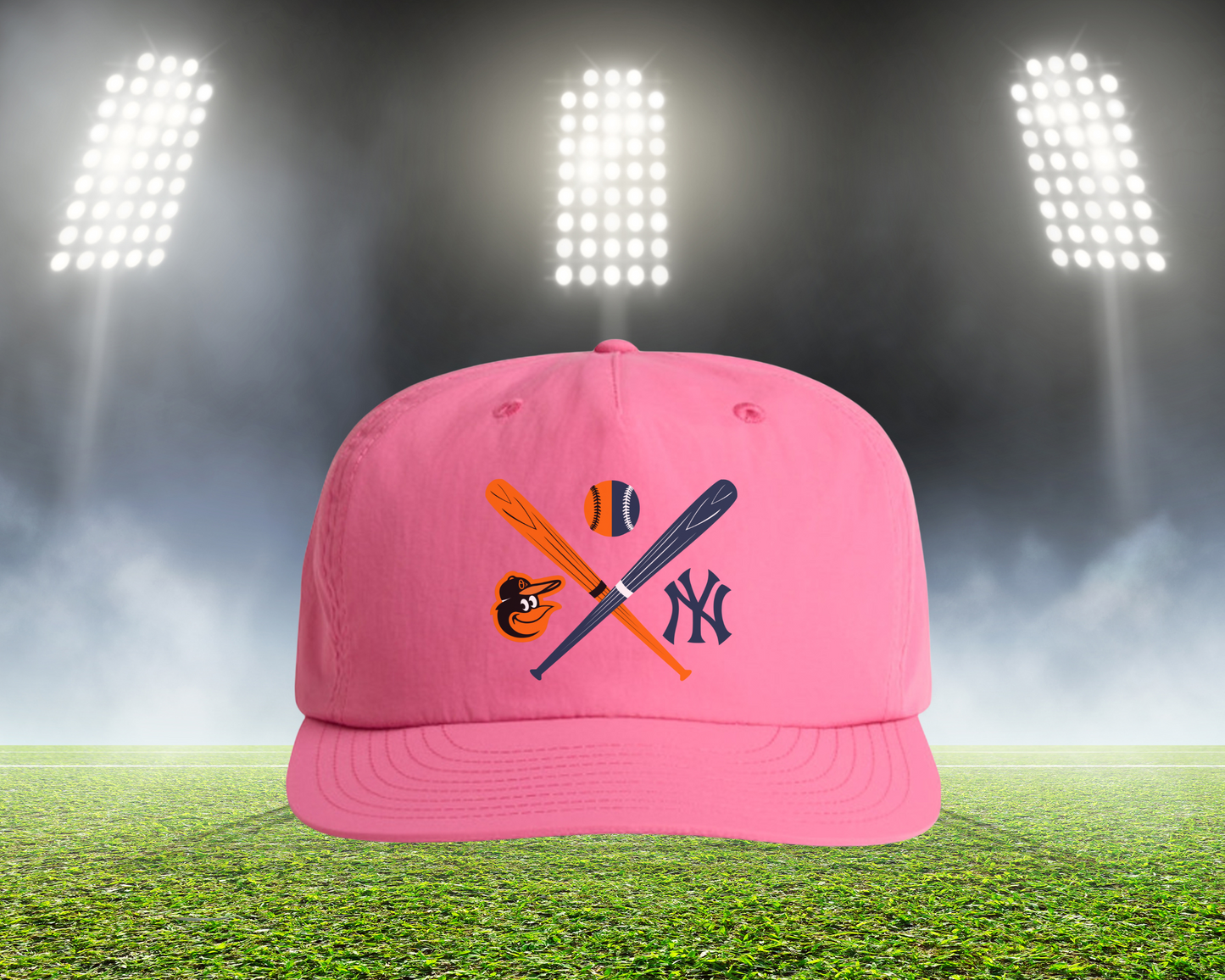 Crossed Bats Hat