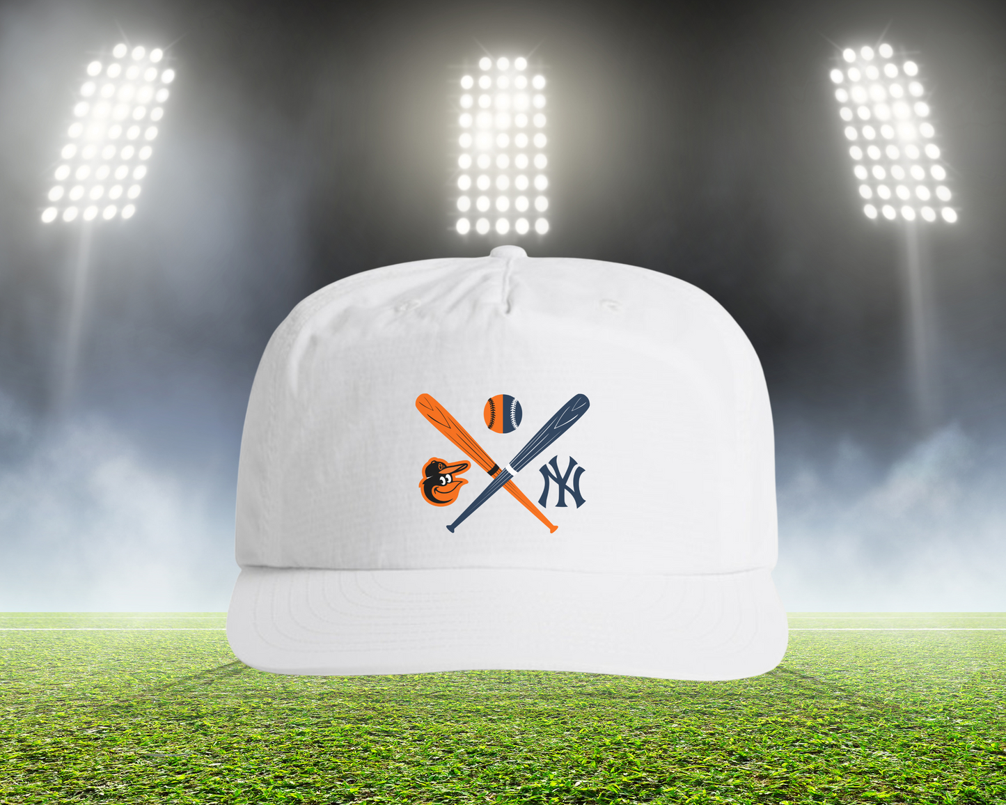 Crossed Bats Hat