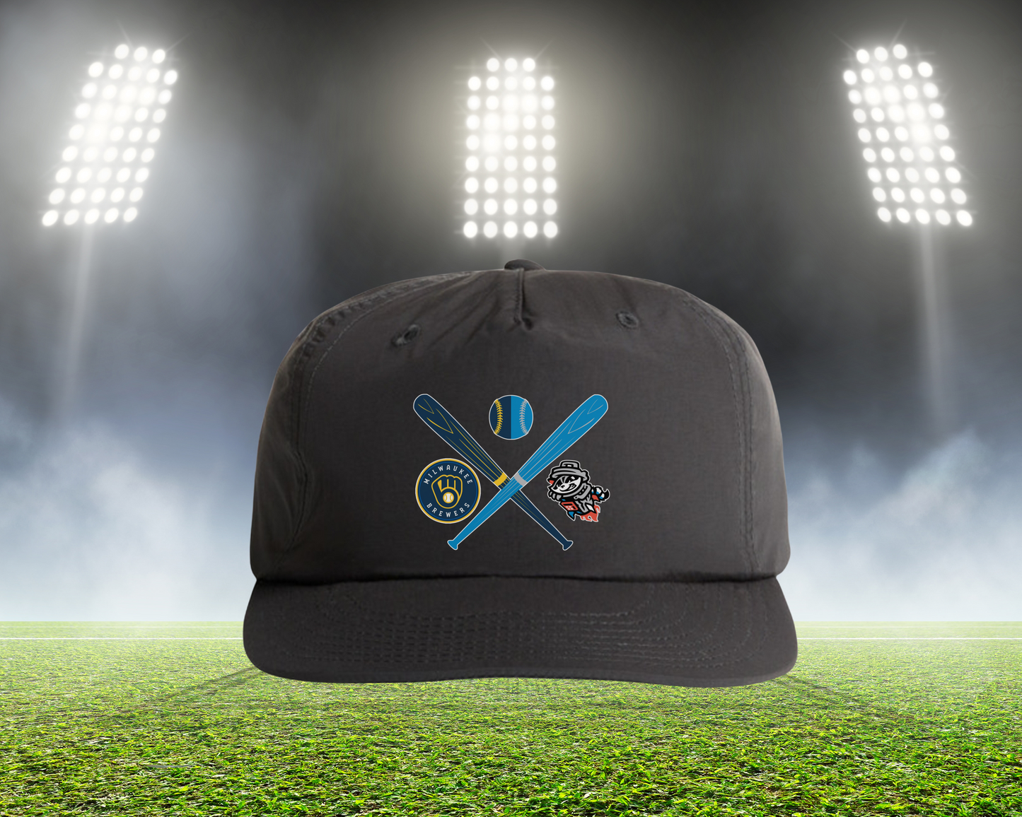Crossed Bats Hat