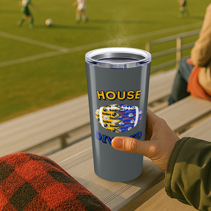 HD Split Football Prints 20oz Tumbler