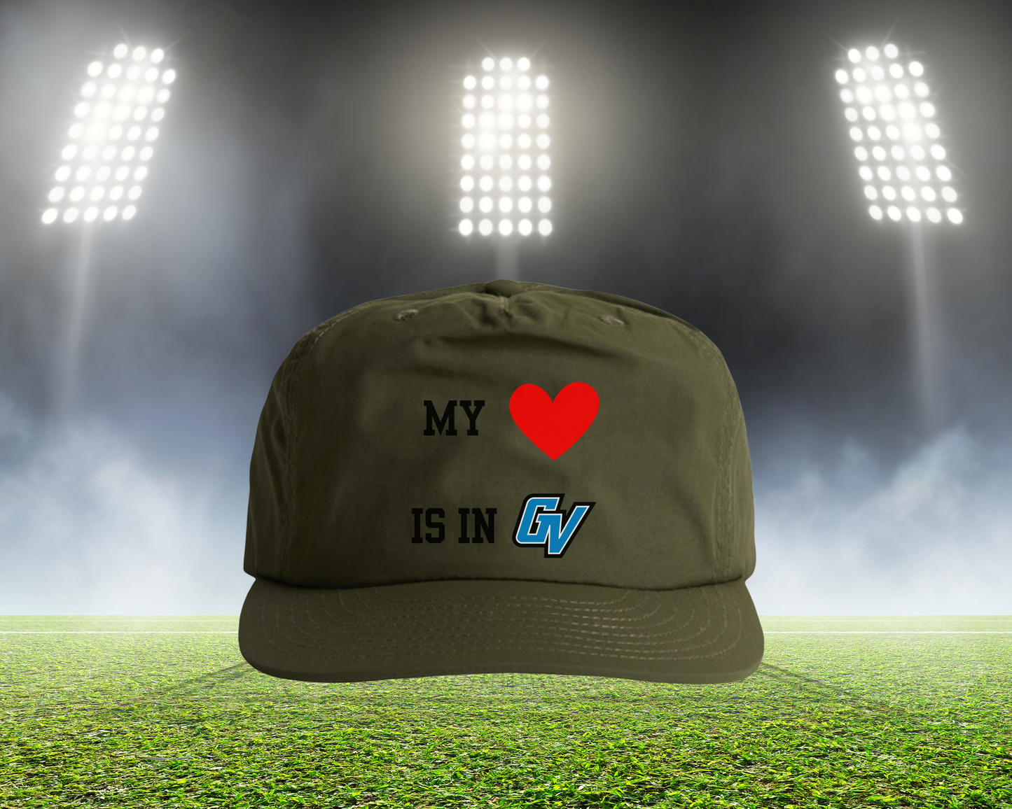 Heart In College Hat