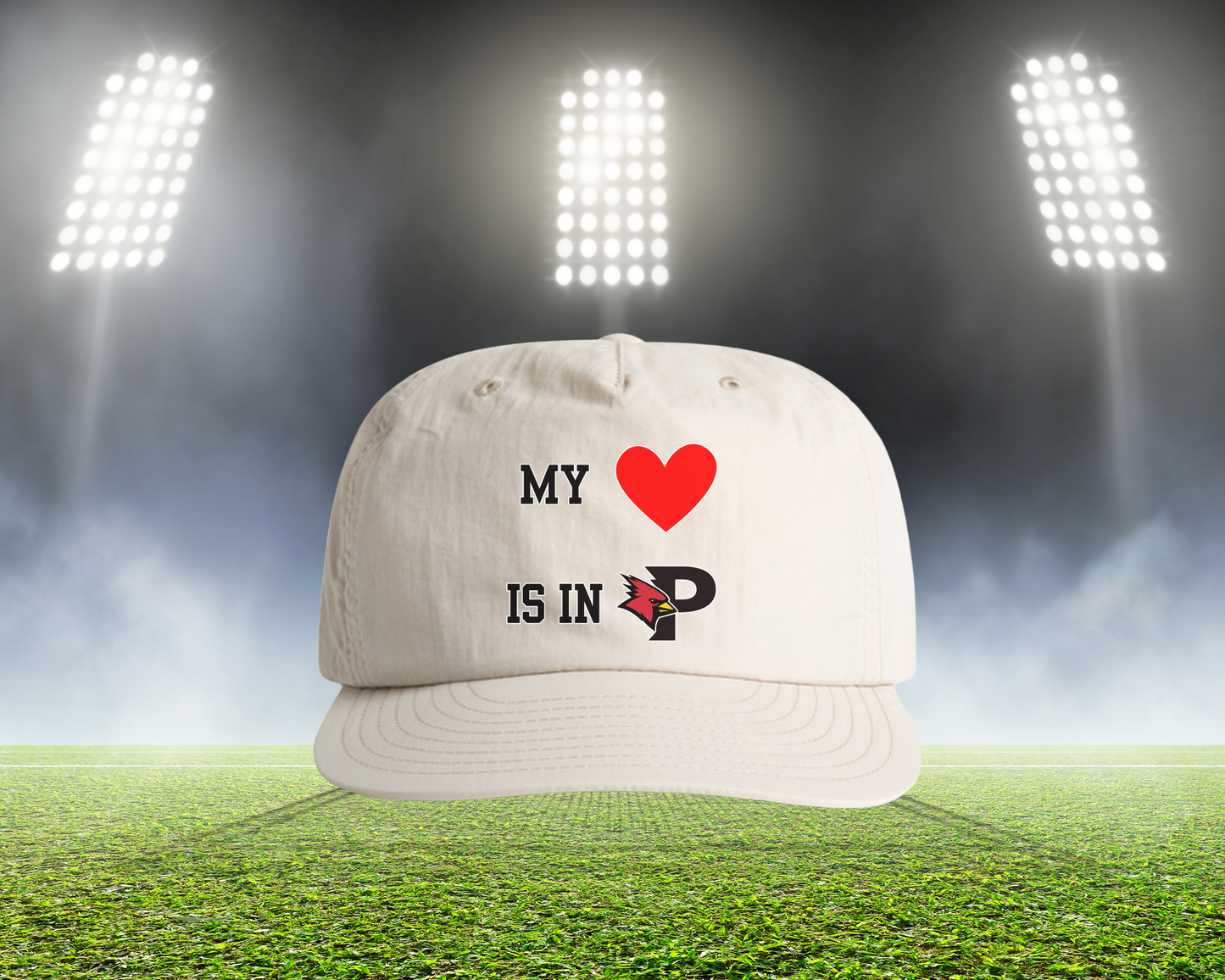Heart In College Hat
