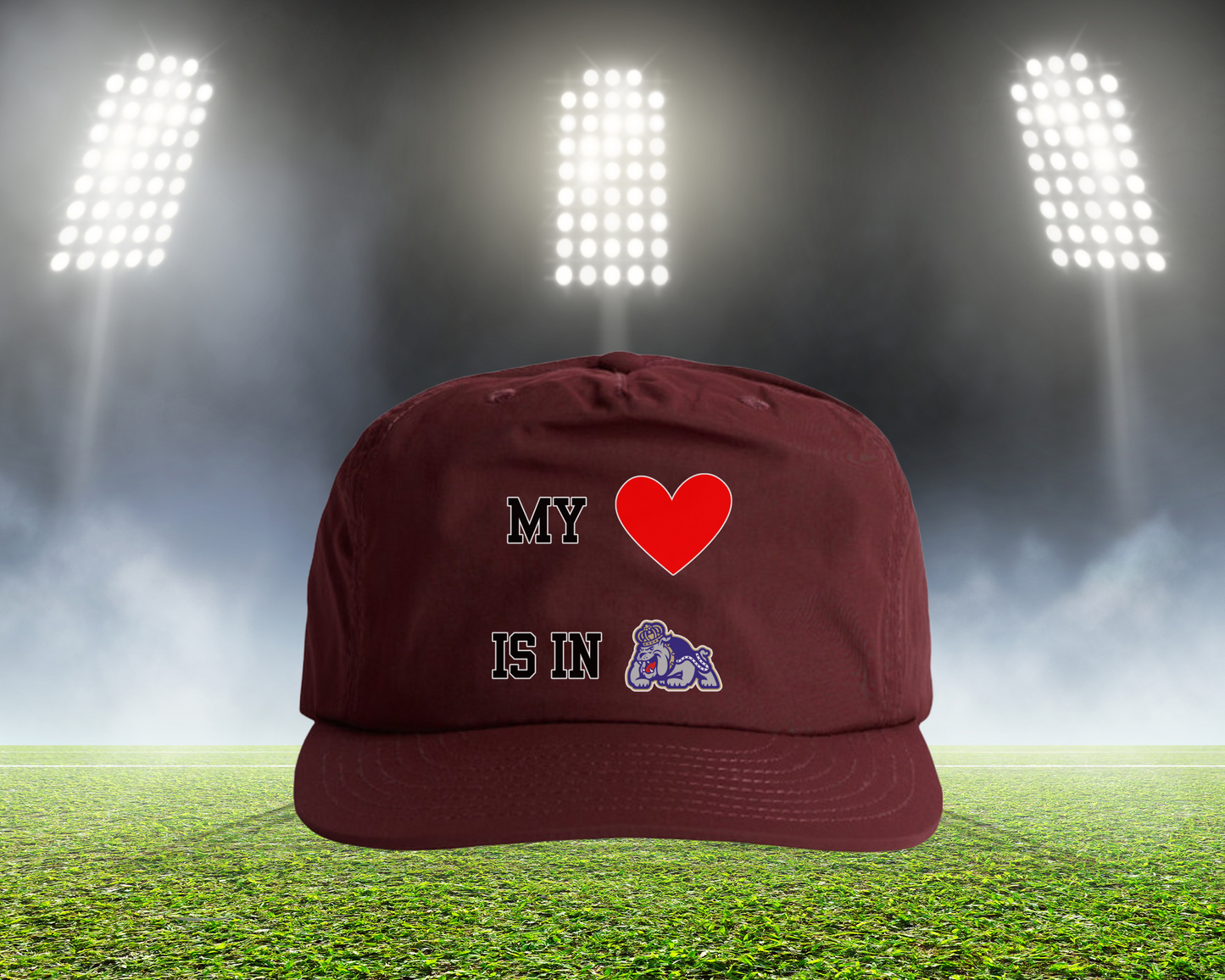 Heart In College Hat