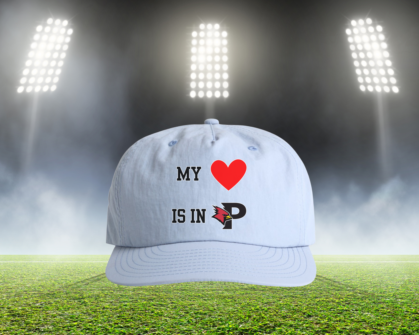 Heart In College Hat