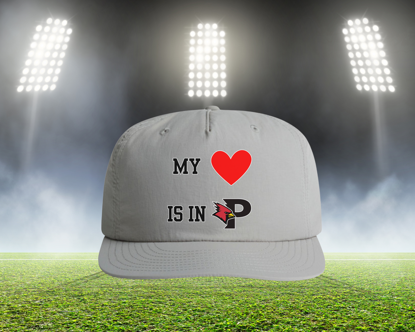 Heart In College Hat