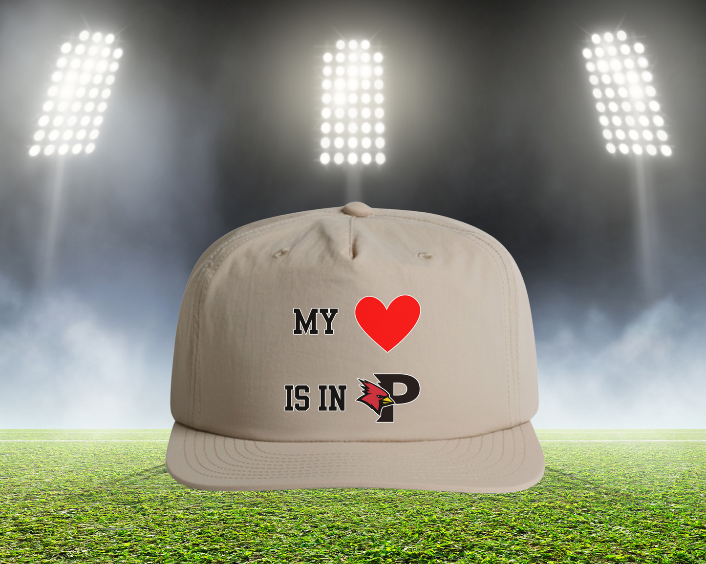 Heart In College Hat