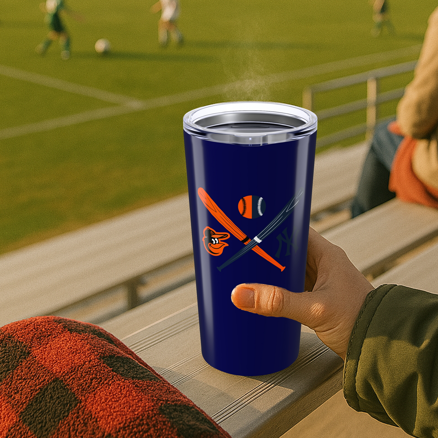 Crossed Bats 20oz Tumbler