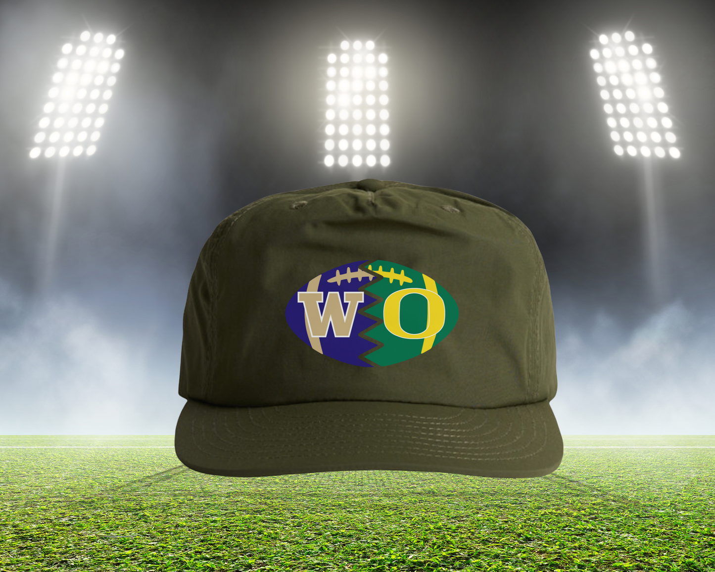 Split Football Hat