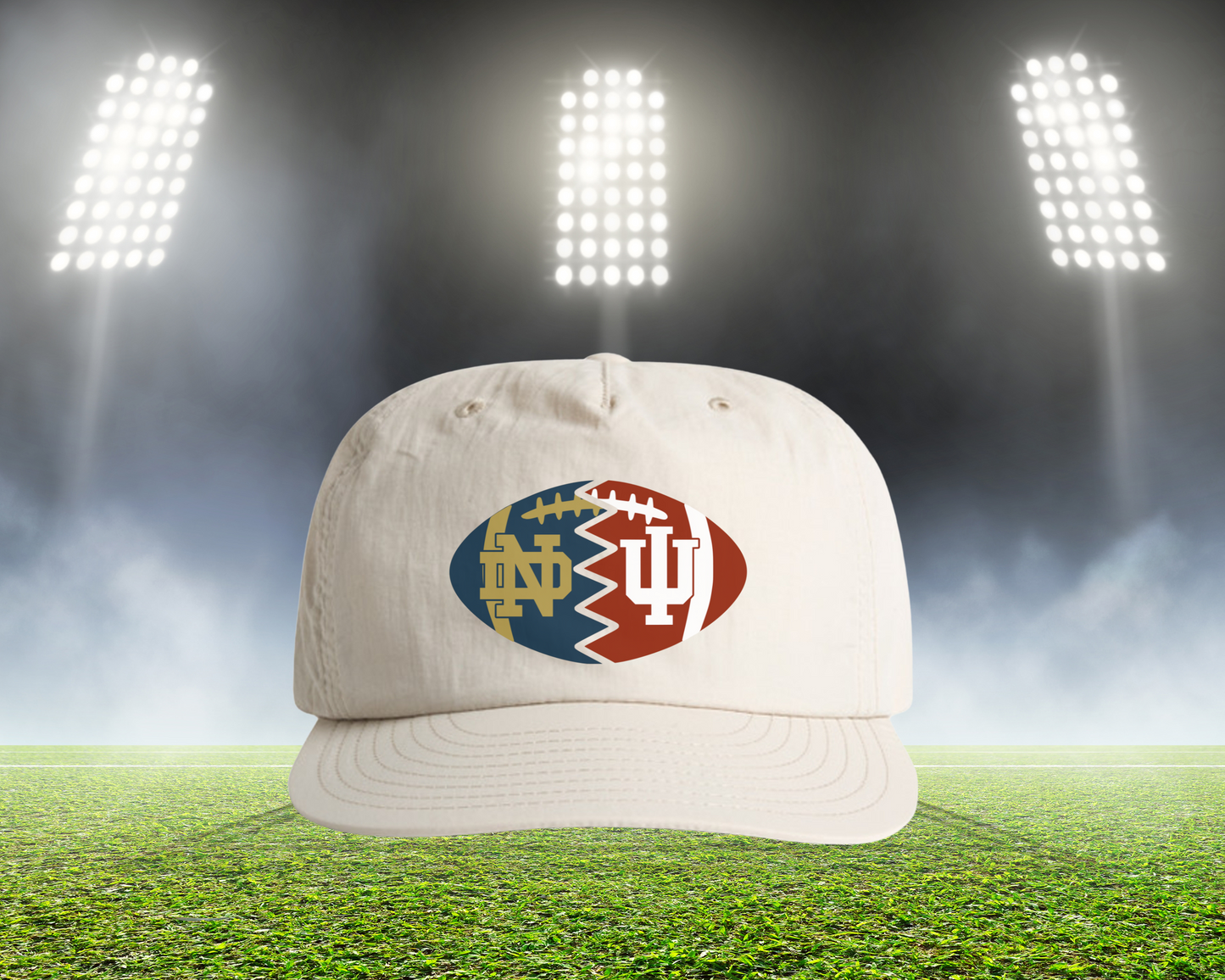 Split Football Hat