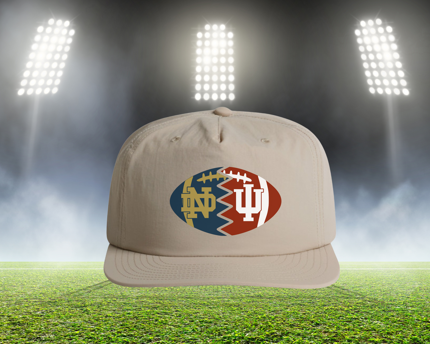 Split Football Hat
