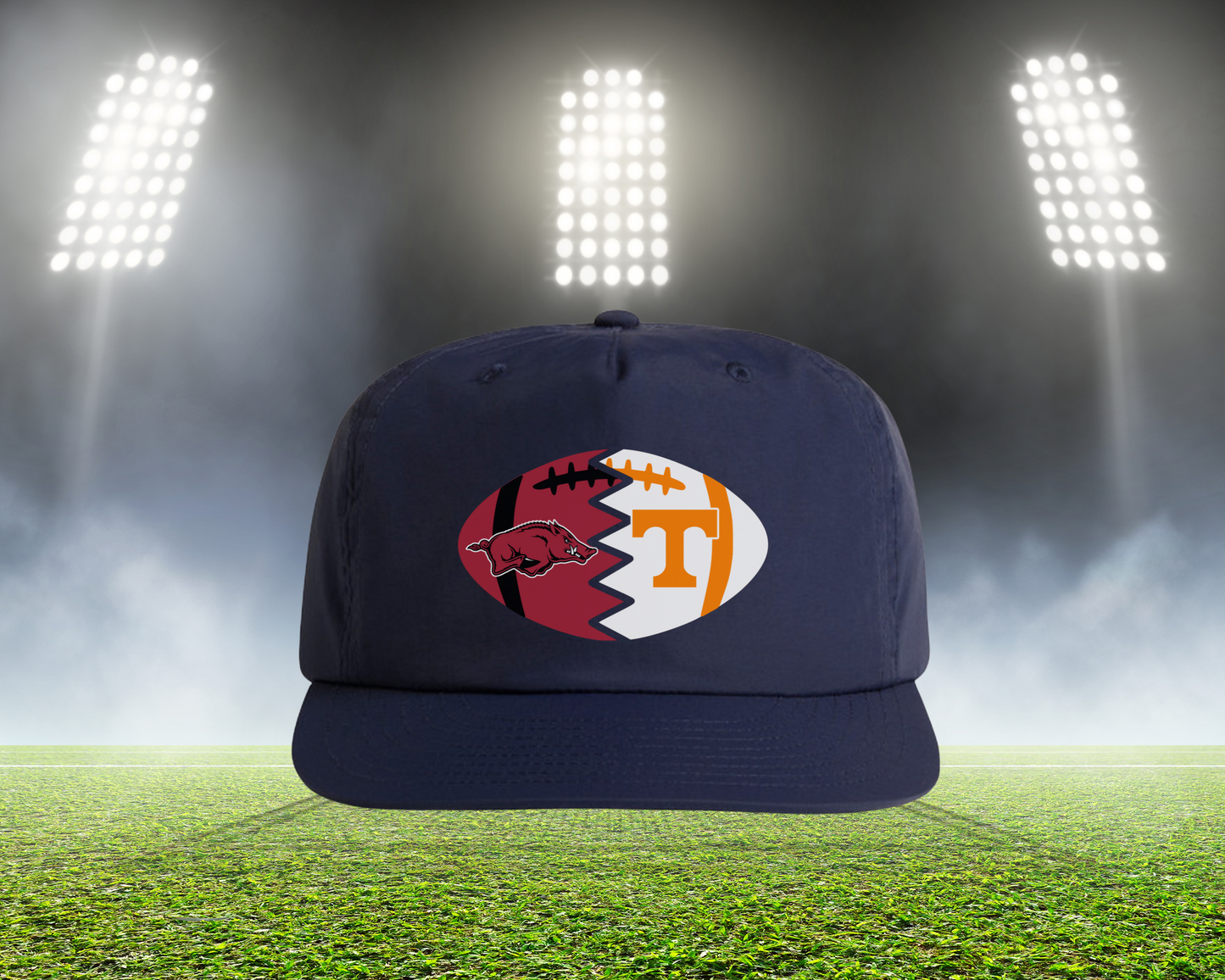 Split Football Hat