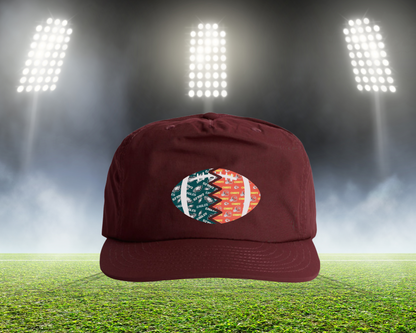 Split Football Prints Hat
