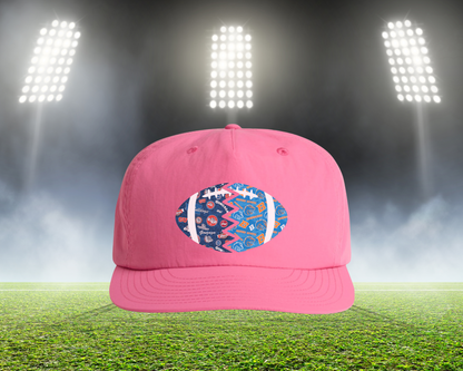 Split Football Prints Hat