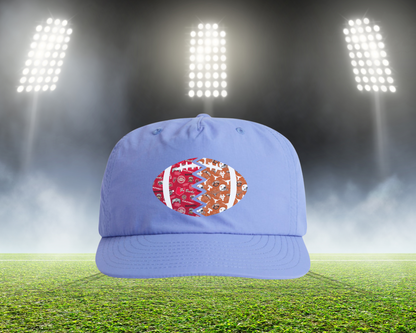 Split Football Prints Hat