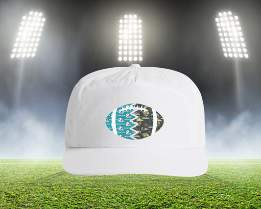 Split Football Prints Hat