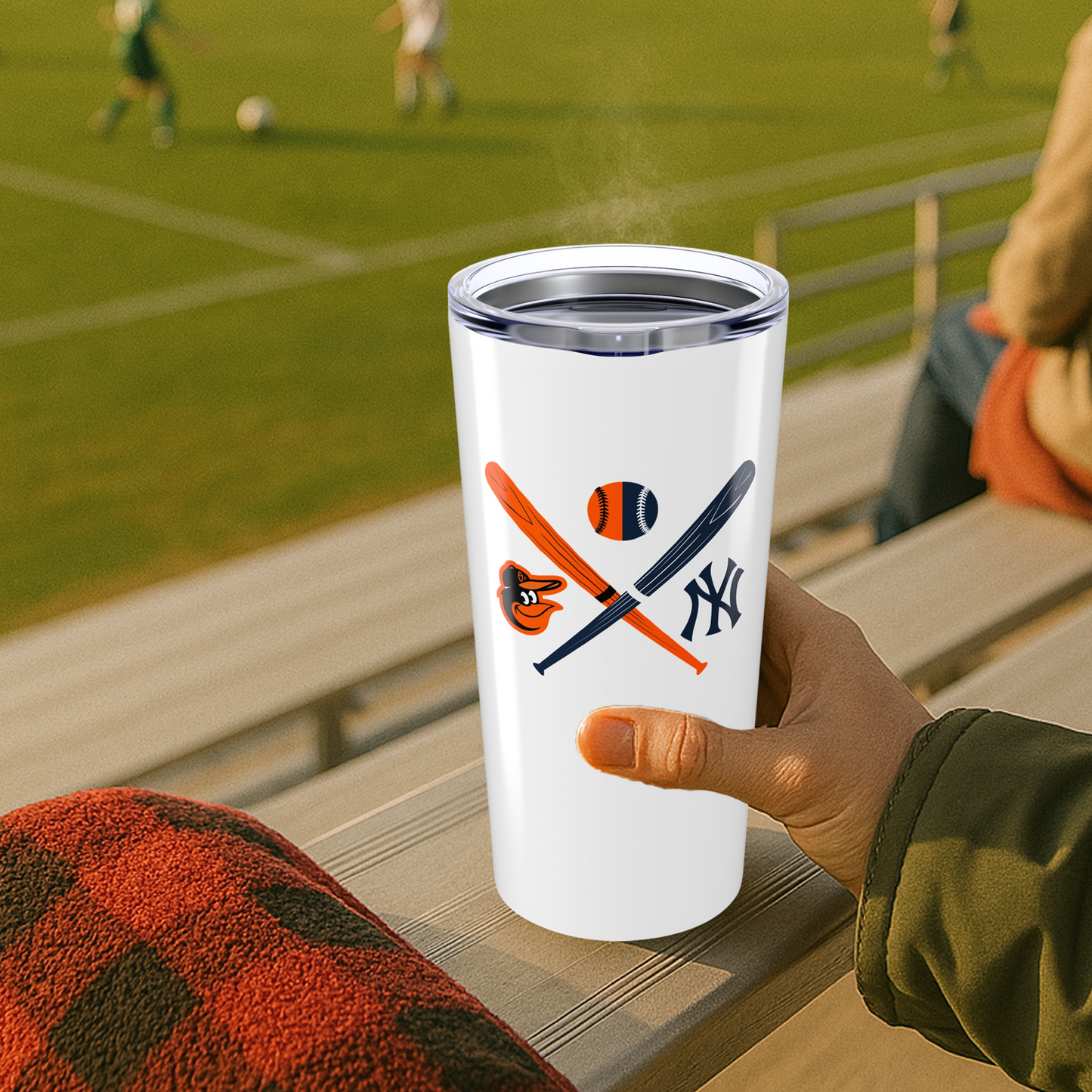 Crossed Bats 20oz Tumbler
