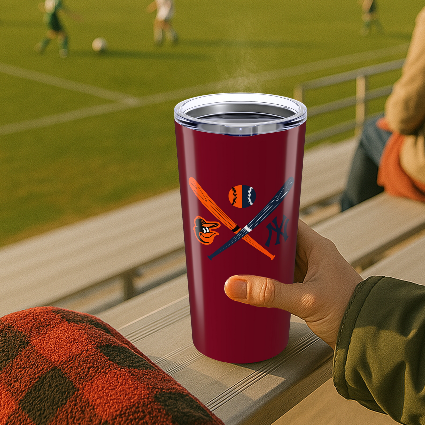 Crossed Bats 20oz Tumbler
