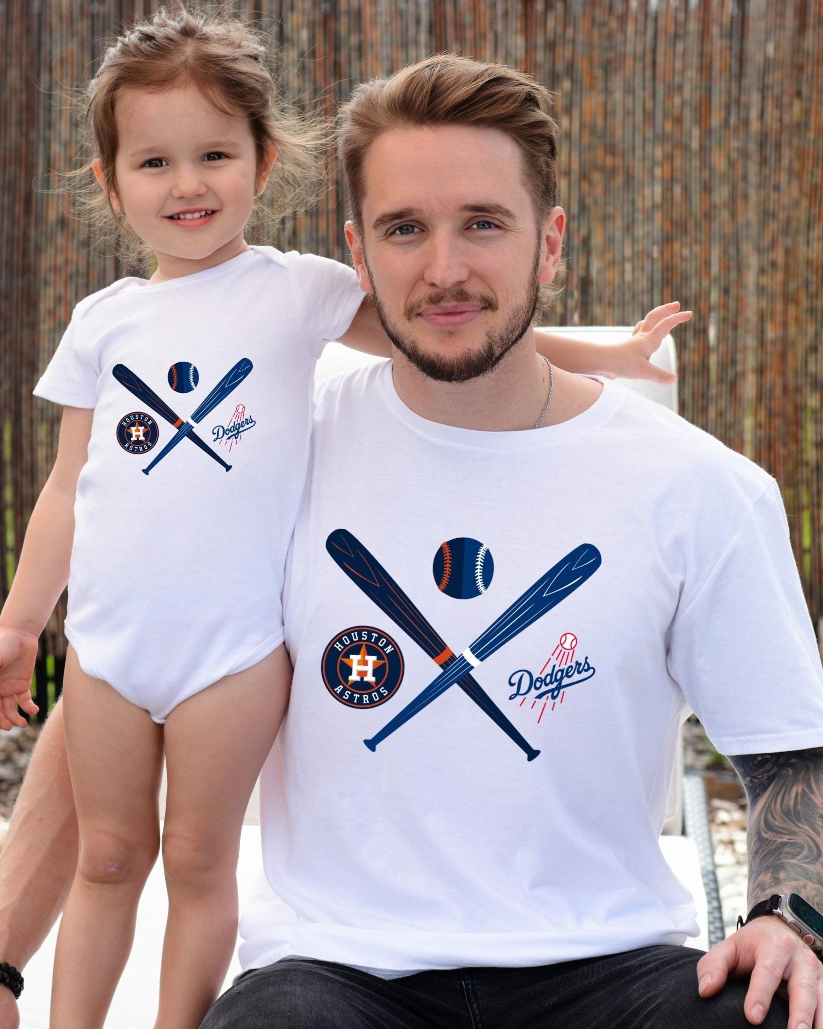 Crossed Bats Logos Baseball T-shirt - Tailgate Vibes