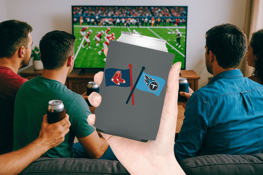 Crossed Flags Can Coolers - Tailgate Vibes