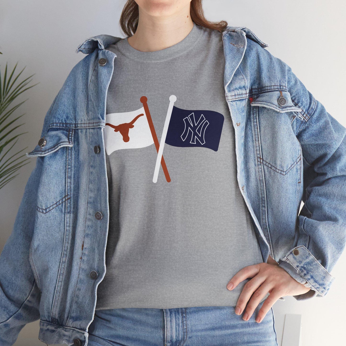 Crossed Flags T-shirt - Tailgate Vibes
