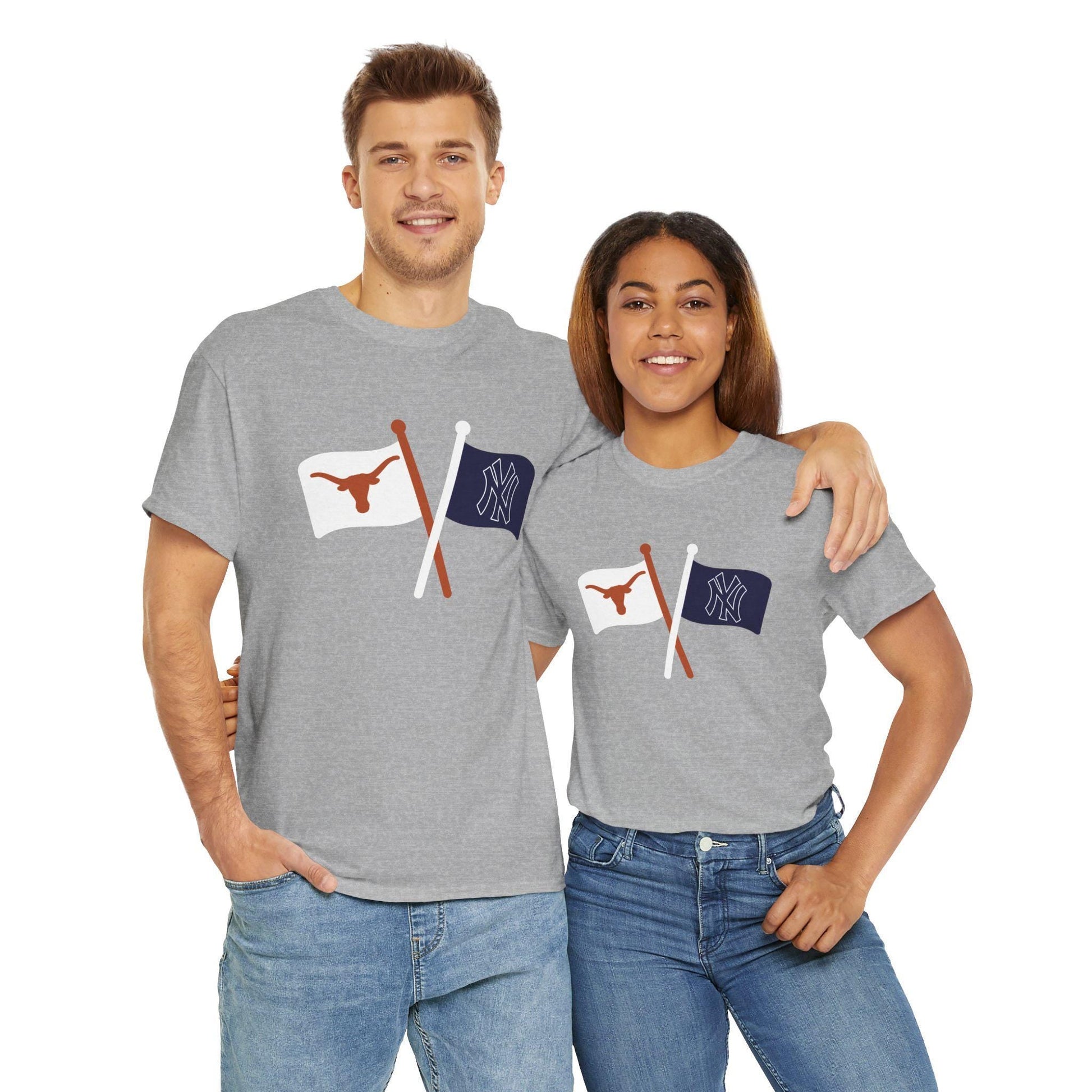 Crossed Flags T-shirt - Tailgate Vibes