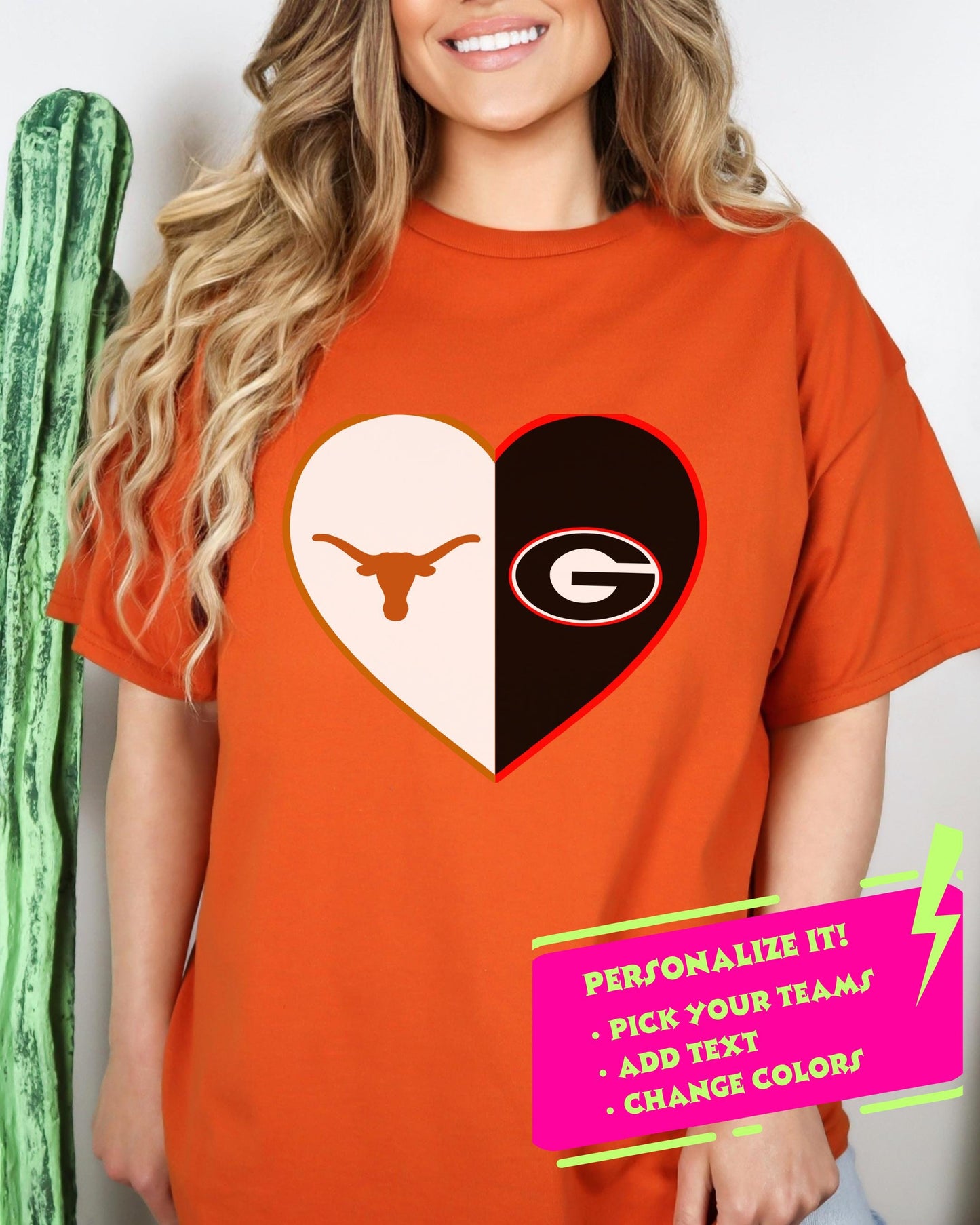 Split Heart Logos T-shirt