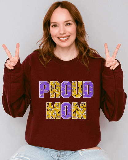 House Divided Letter Patterns Crewneck Sweatshirt - Tailgate Vibes