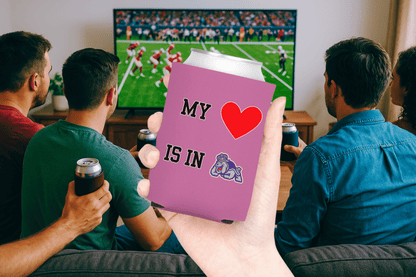 My Heart is in College Can Coolers - Tailgate Vibes