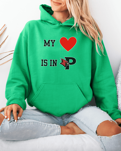 My Heart is in College Hooded Sweatshirt - Tailgate Vibes