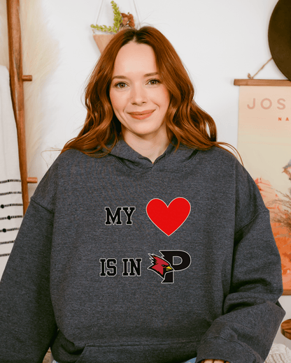 My Heart is in College Hooded Sweatshirt - Tailgate Vibes