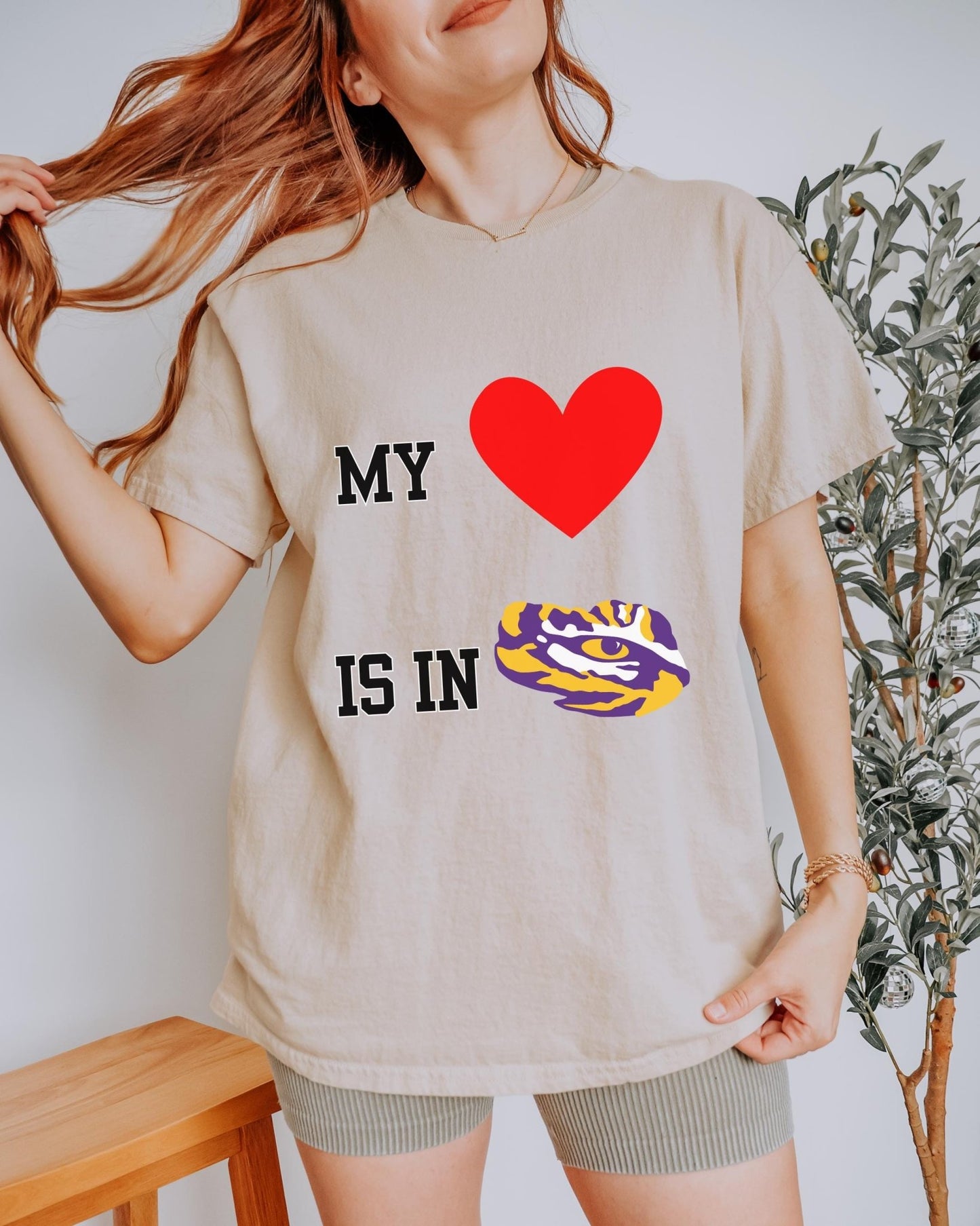 My Heart is in College T-shirt - Tailgate Vibes