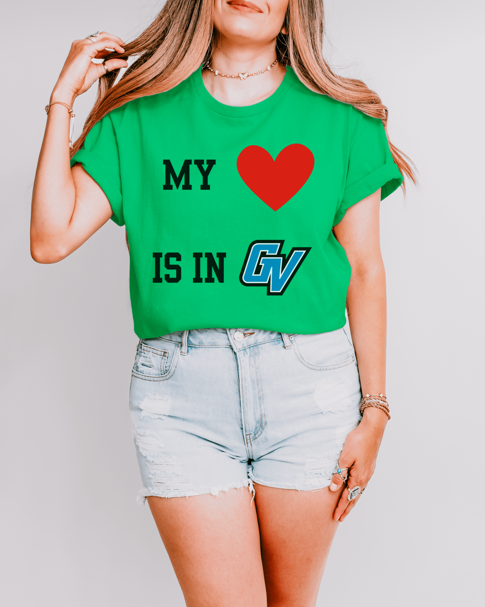 My Heart is in College T-shirt - Tailgate Vibes