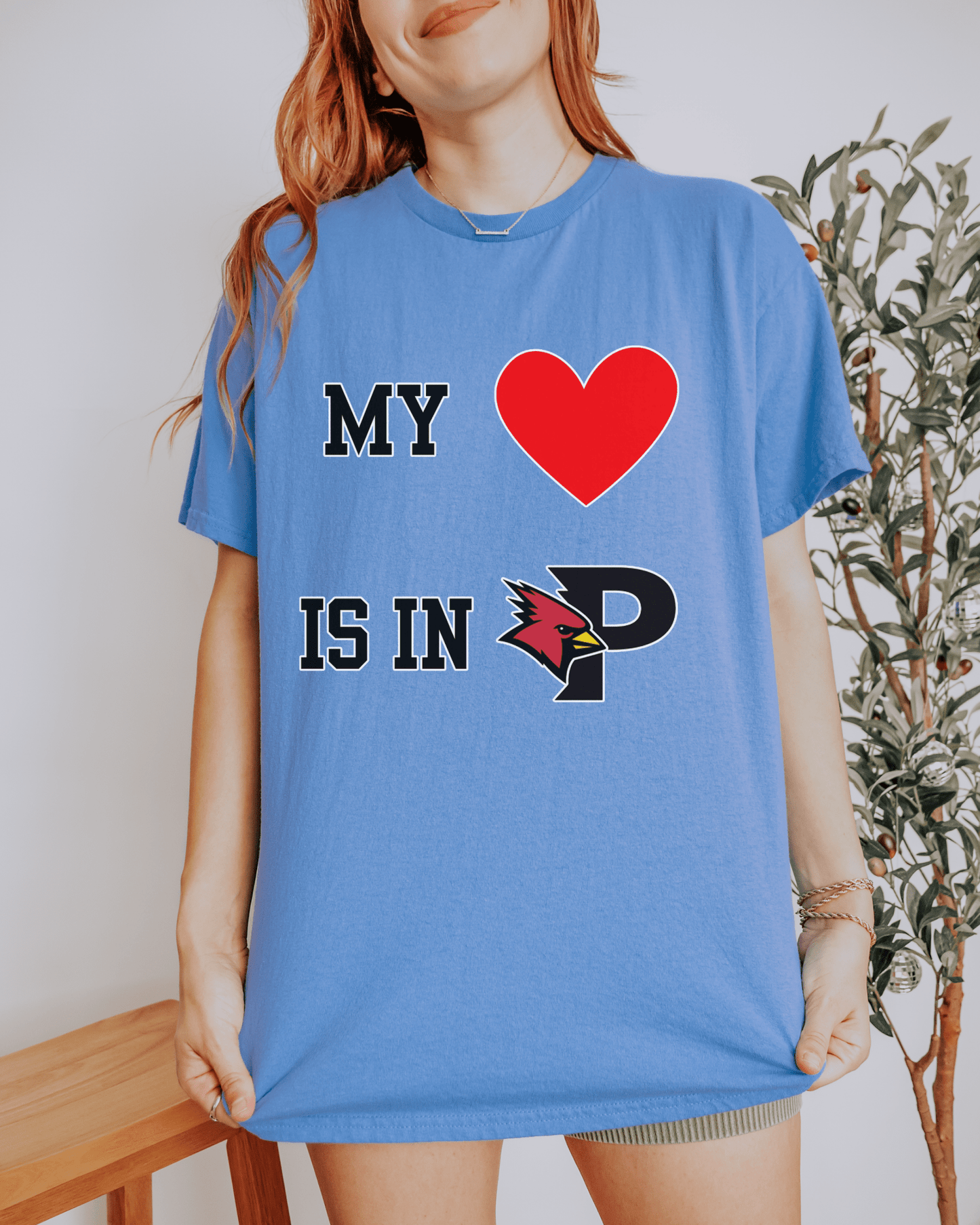 My Heart is in College T-shirt - Tailgate Vibes