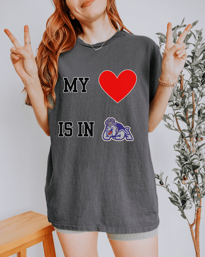 My Heart is in College T-shirt - Tailgate Vibes