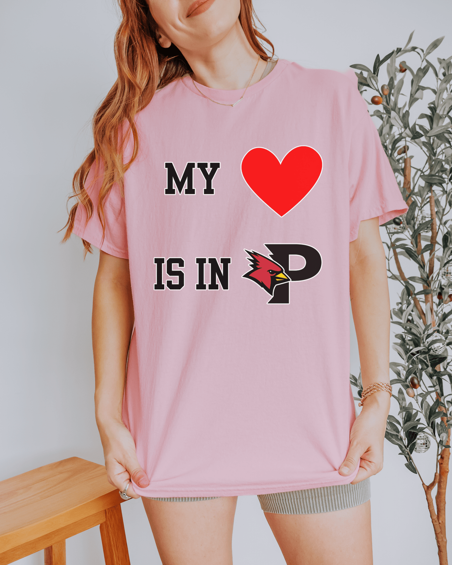 My Heart is in College T-shirt - Tailgate Vibes