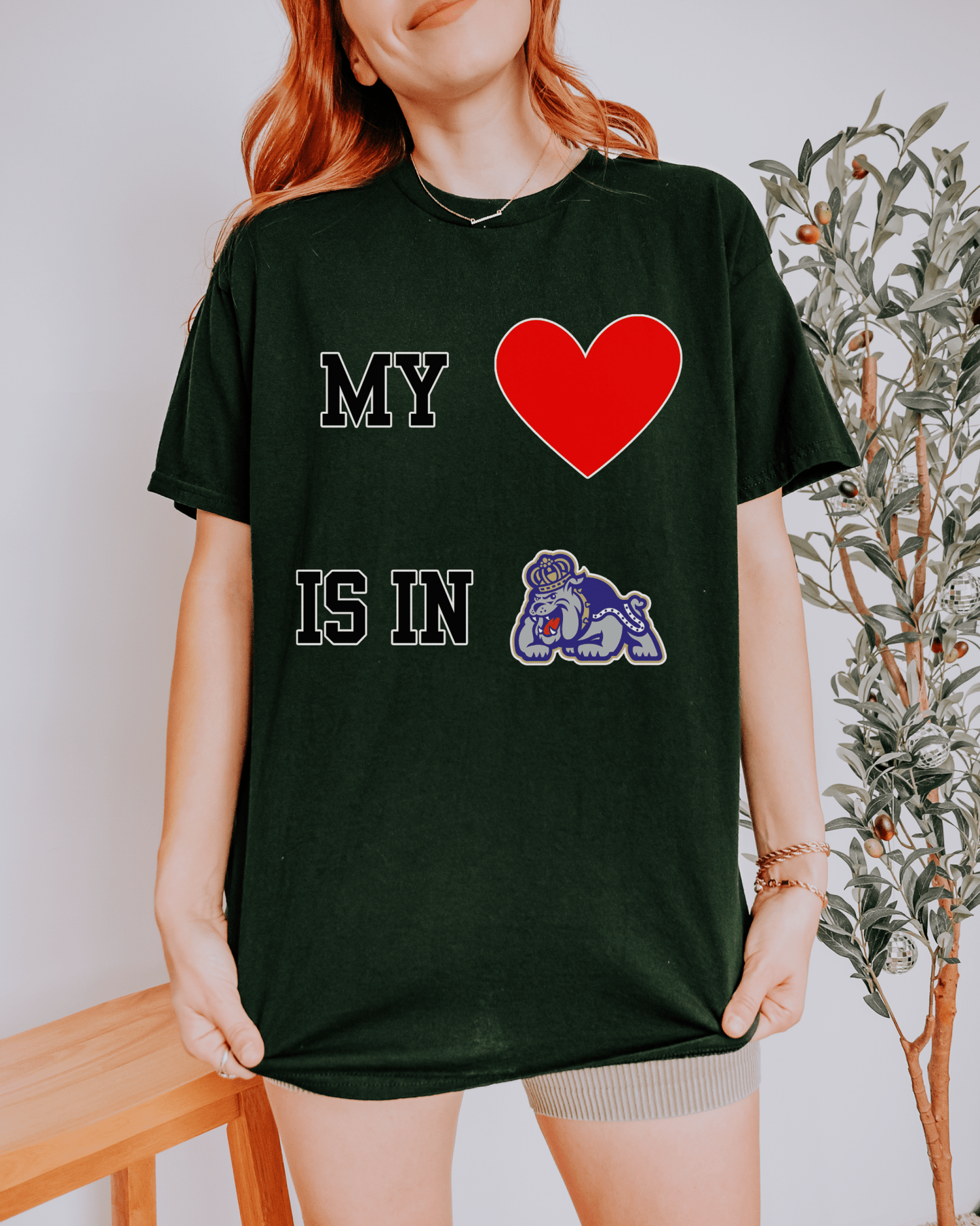 My Heart is in College T-shirt - Tailgate Vibes