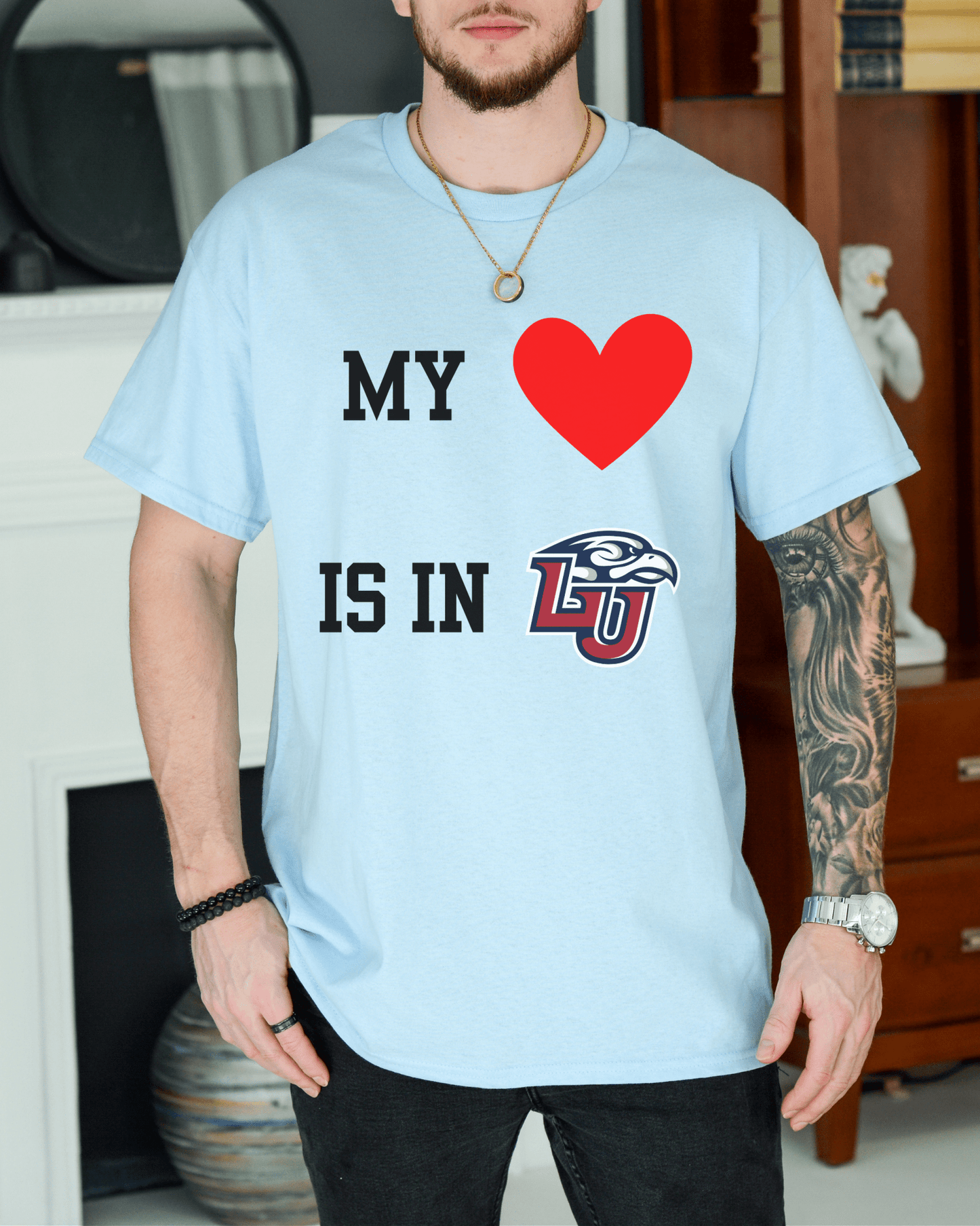 My Heart is in College T-shirt - Tailgate Vibes
