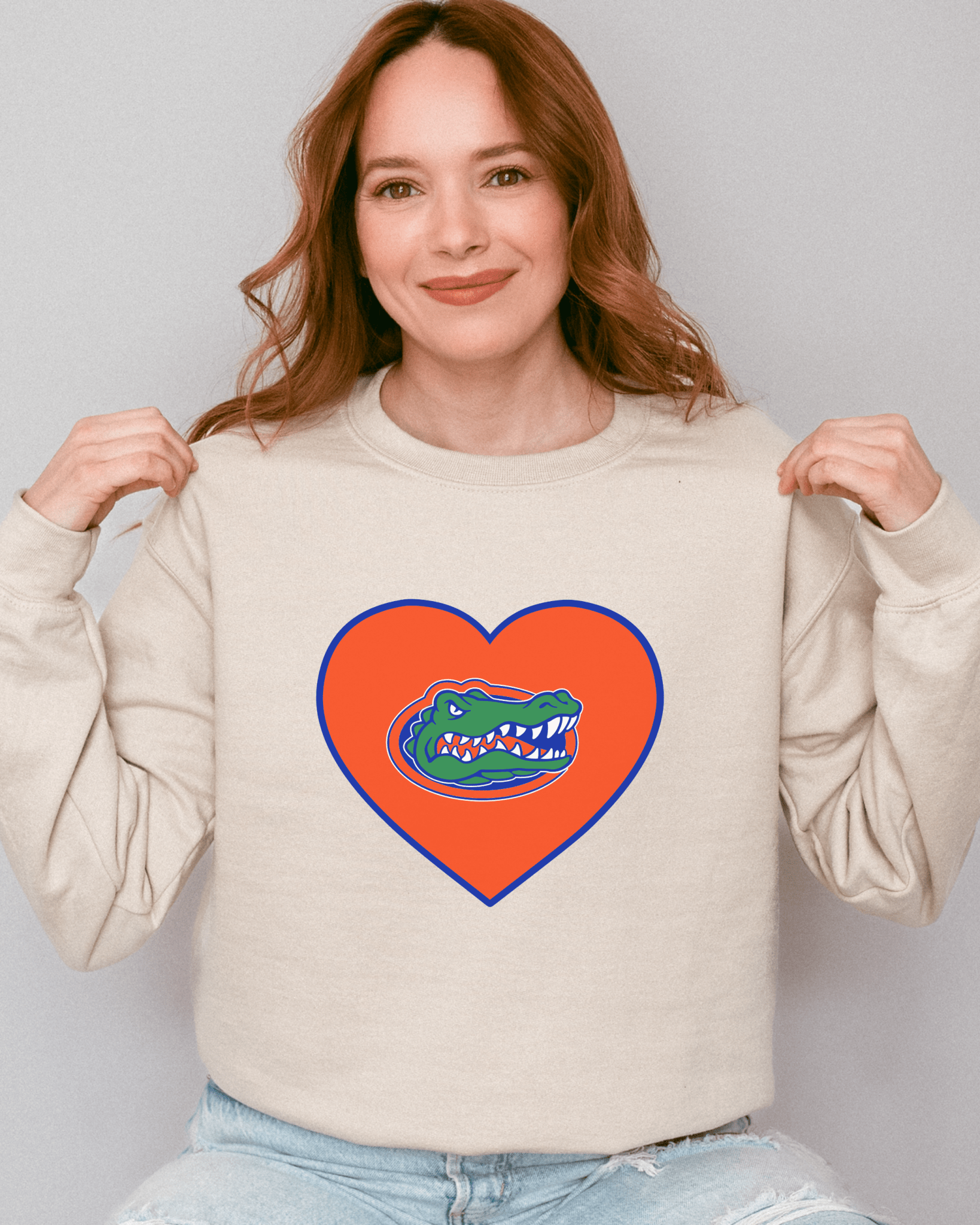 Single Logo Heart "Class Of" crewneck sweatshirt - Tailgate Vibes