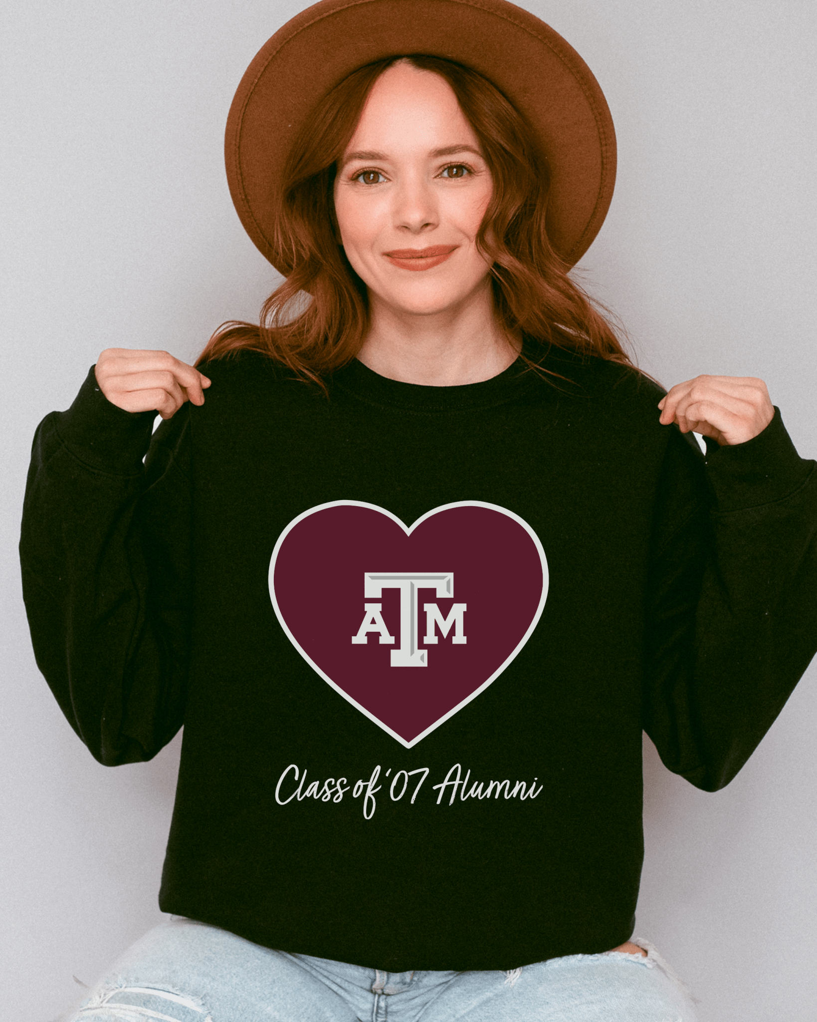 Single Logo Heart "Class Of" crewneck sweatshirt - Tailgate Vibes