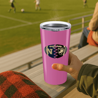Split Football Logos 20oz Stainless Tumbler - Tailgate Vibes