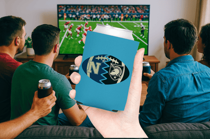 Split Football Logos Can Coolers - Tailgate Vibes