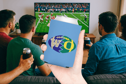 Split Football Logos Can Coolers - Tailgate Vibes