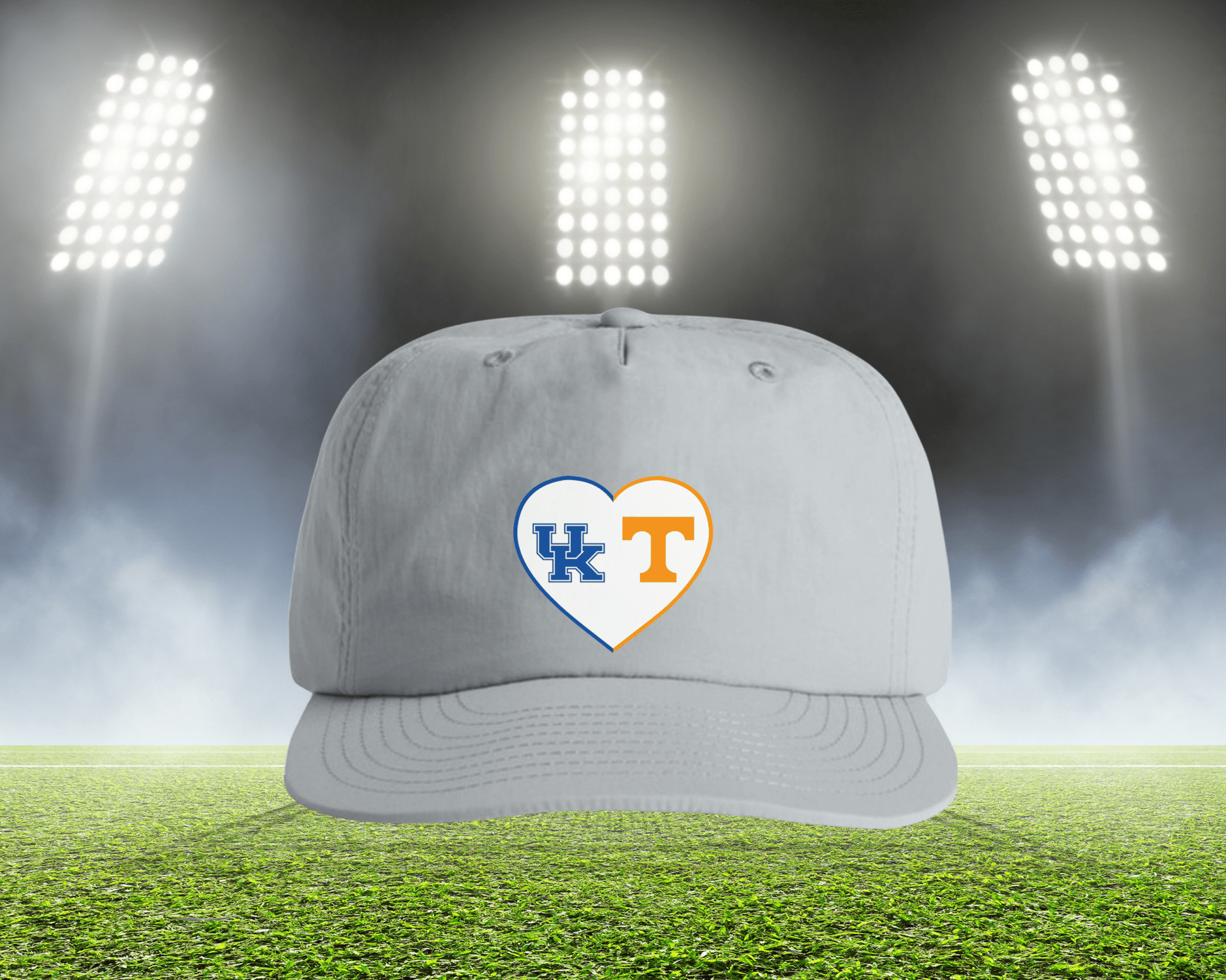 Split Heart Logos Surf Hat - Tailgate Vibes
